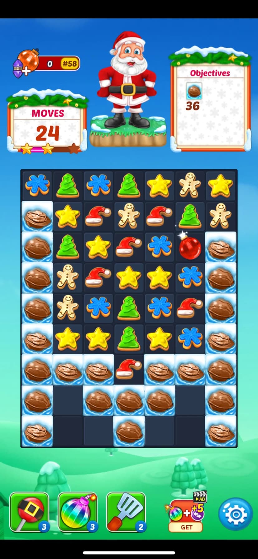 Christmas Cookie - Help Santa screenshot 9 - screenshot