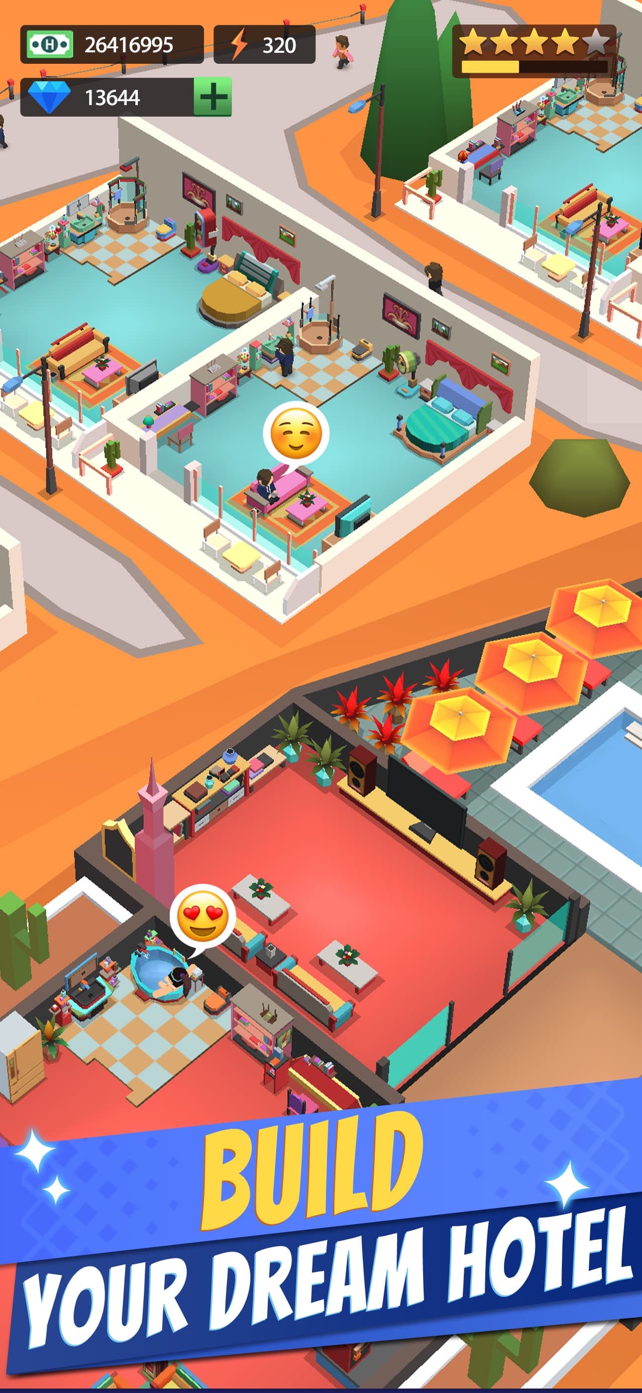 Idle Hotel Kingdom Tycoon screenshot 3 - screenshot