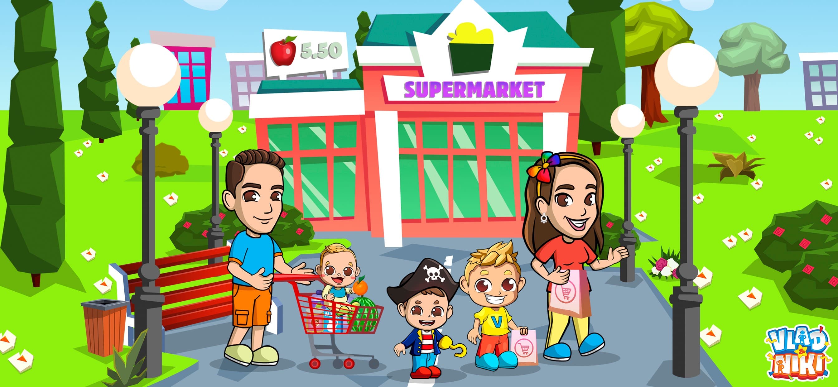 Vlad and Niki Supermarket game screenshot 4 - screenshot
