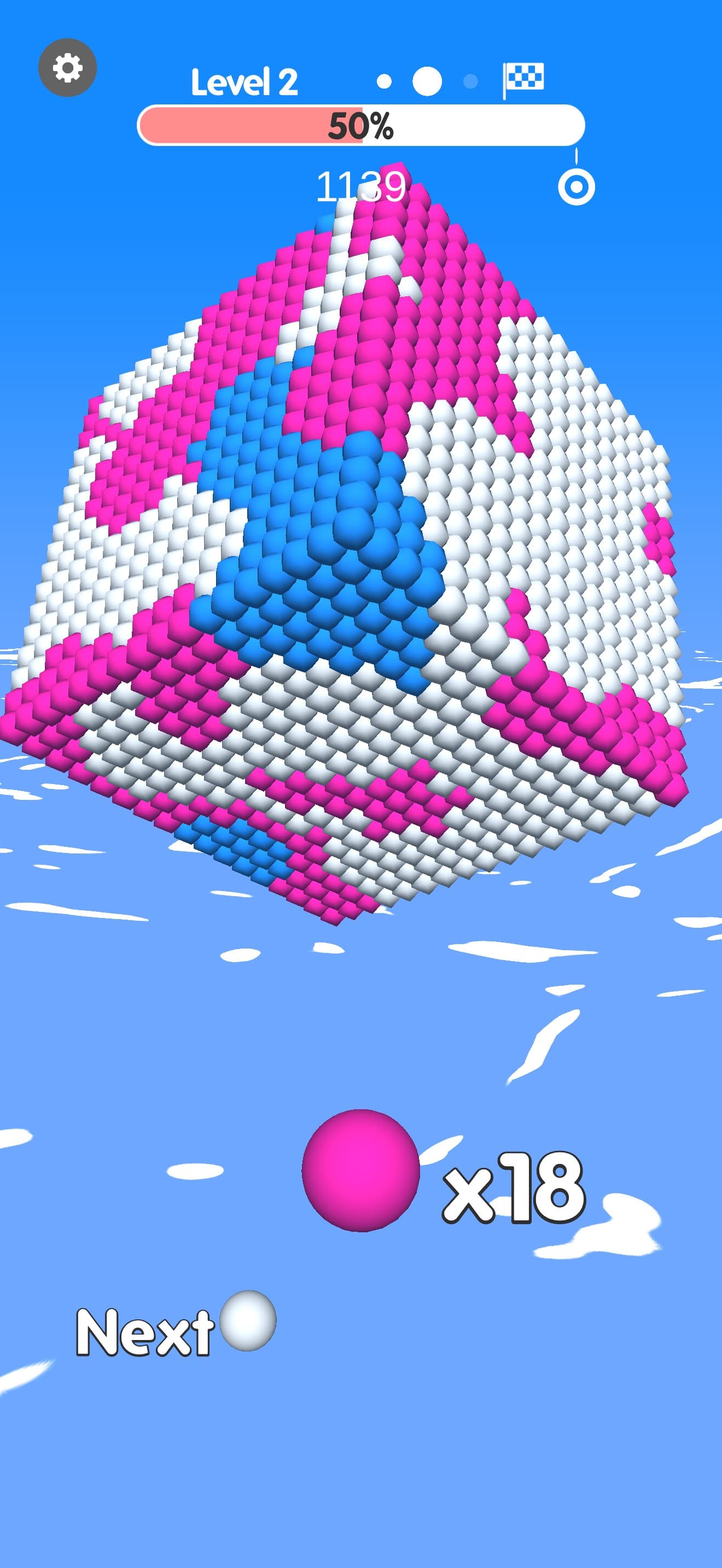 Ball Paint - Color Puzzle 3D screenshot 2 - screenshot