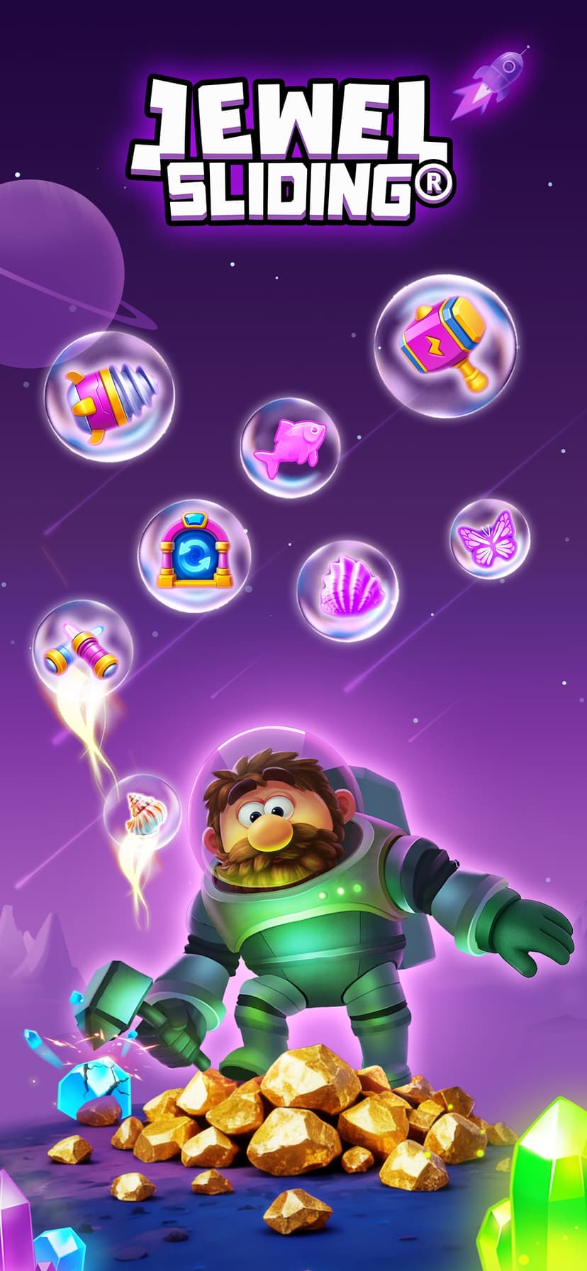 Jewel Sliding - Block Puzzle screenshot 1 - screenshot