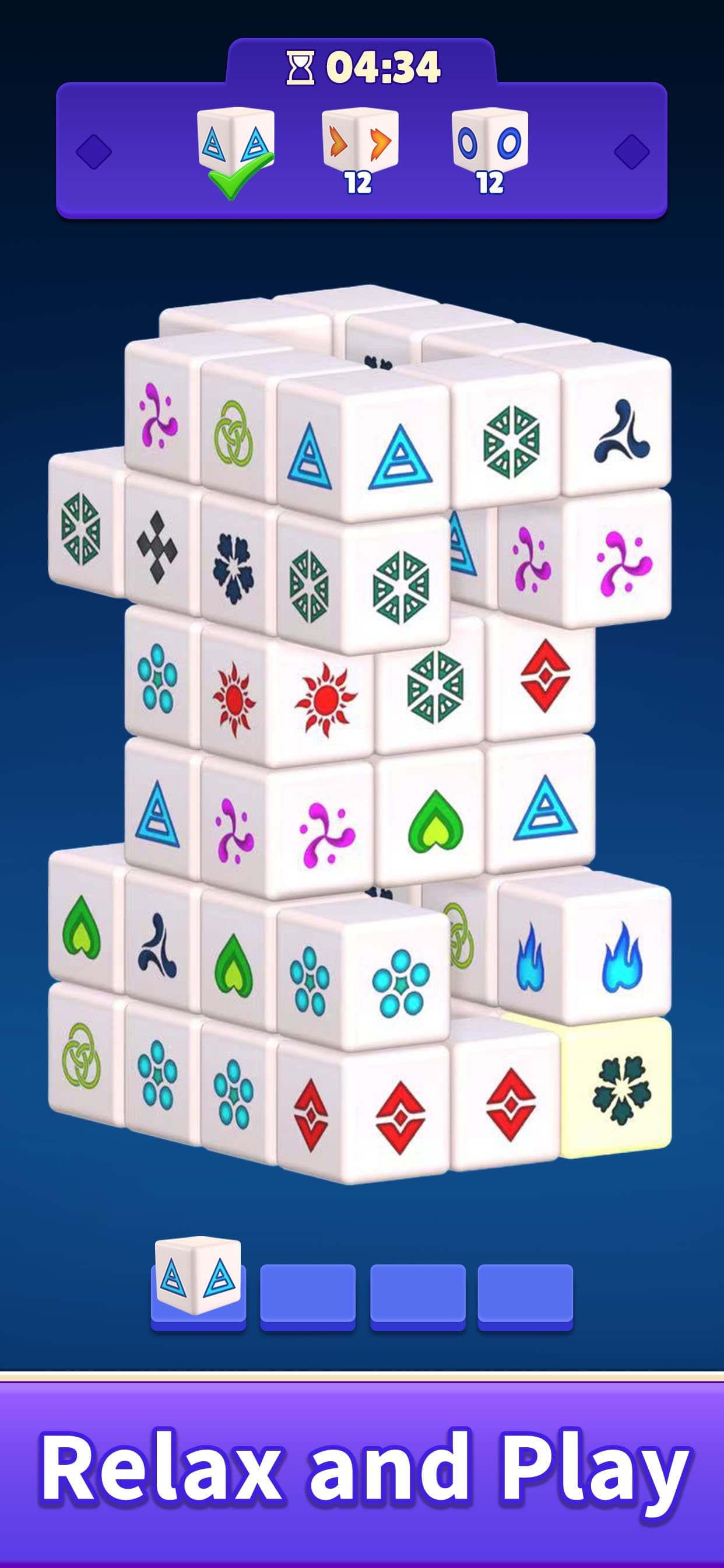 3D Mahjong Dimension screenshot 1 - screenshot