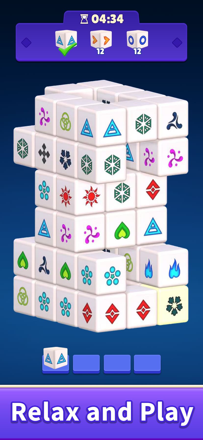 3D Mahjong Dimension screenshot 1 - screenshot