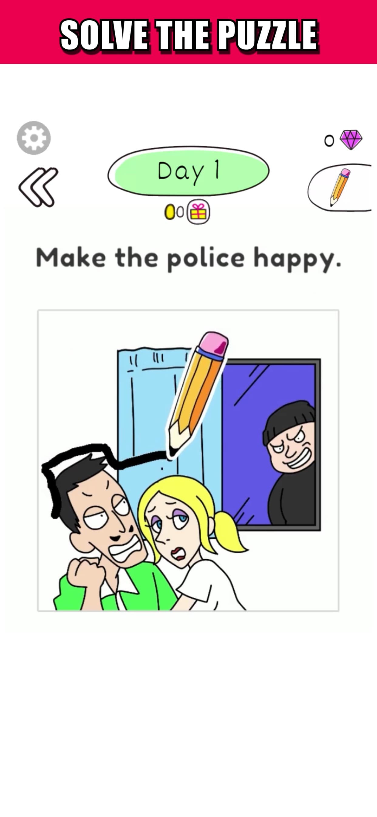 Draw Happy Police: Trivia Game screenshot 2 - screenshot