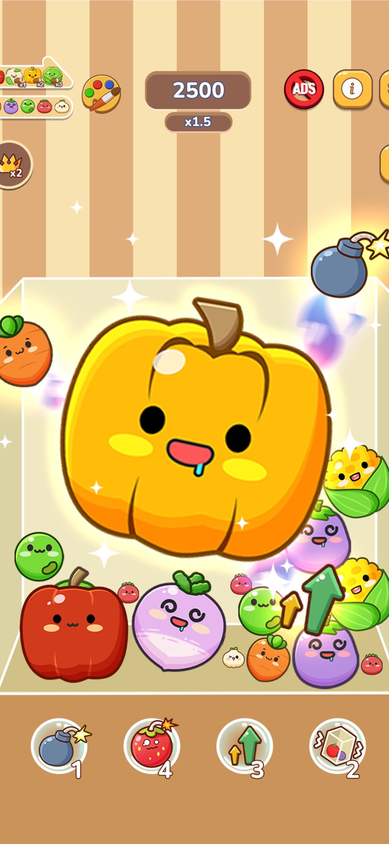 Juicy Merge: Melons Puzzle screenshot 5 - screenshot