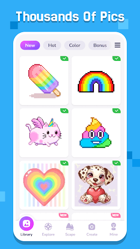 Pixel Coloring-Color by number screenshot 2 - screenshot