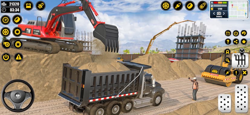 Road Builder Construction Game screenshot 1 - screenshot