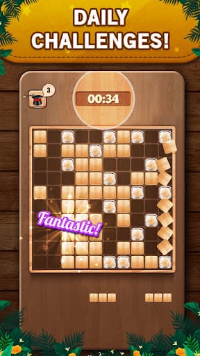 Wooden 100 Block Puzzle Game screenshot 3 - screenshot