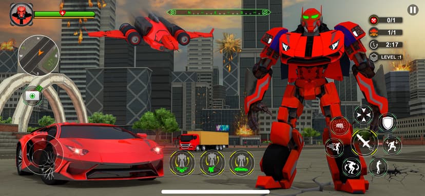 Monster Hero Fight City Rescue screenshot 1 - screenshot