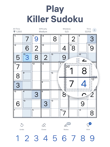 Killer Sudoku by Sudoku.com screenshot 17 - screenshot