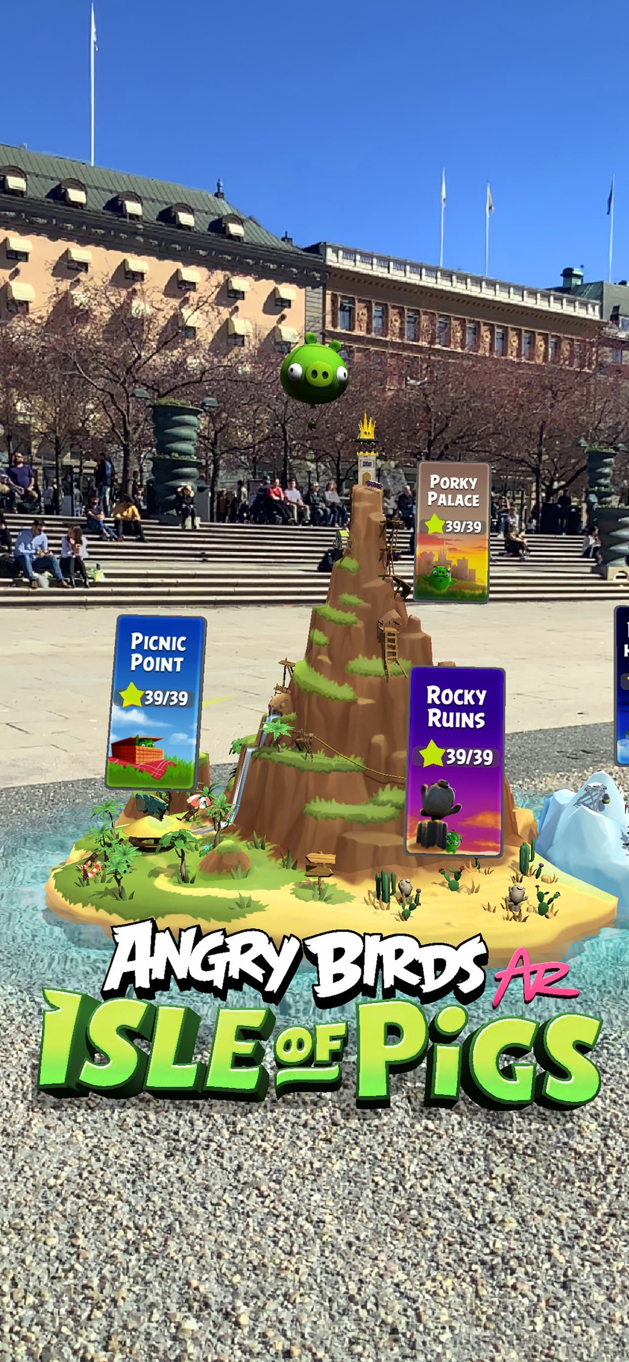 Angry Birds AR: Isle of Pigs screenshot 1 - screenshot