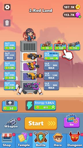 Tower Mash Defense - Lucky TD screenshot 1 - screenshot