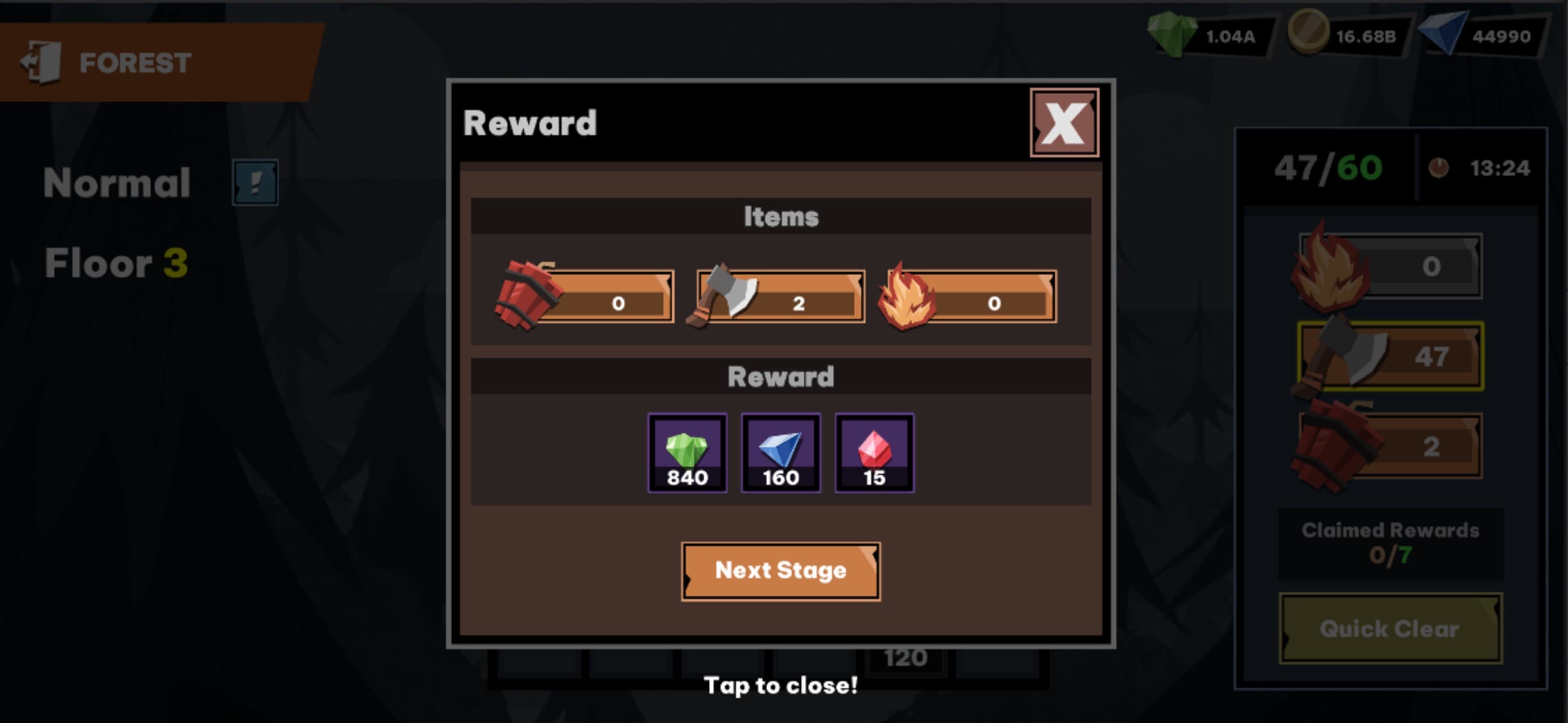 Stickman vs Monster: Idle RPG screenshot 1 - screenshot