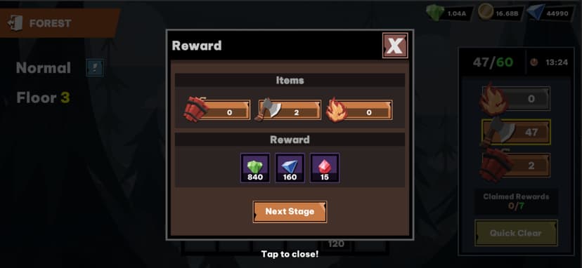 Stickman vs Monster: Idle RPG screenshot 1 - screenshot