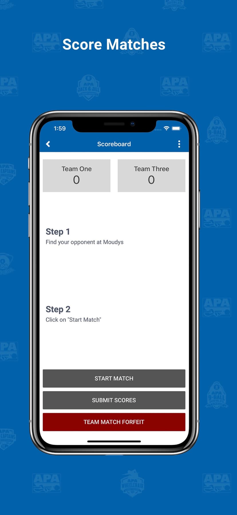 APA Scorekeeper screenshot 4 - screenshot