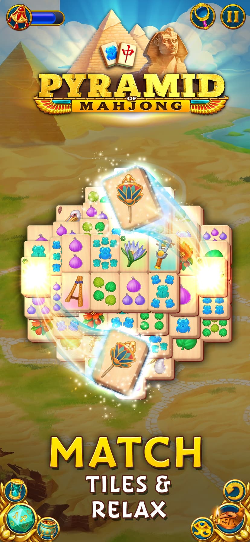 Pyramid of Mahjong: Tile Game screenshot 1 - screenshot
