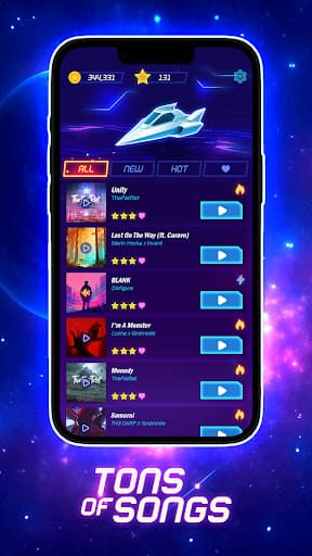 Beat Rush: Cyber Neon Rhythm screenshot 1 - screenshot