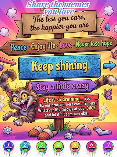Meme Color By Number Game screenshot 13 - screenshot