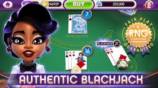 MyVEGAS BlackJack 21 Card Game screenshot 2 - screenshot