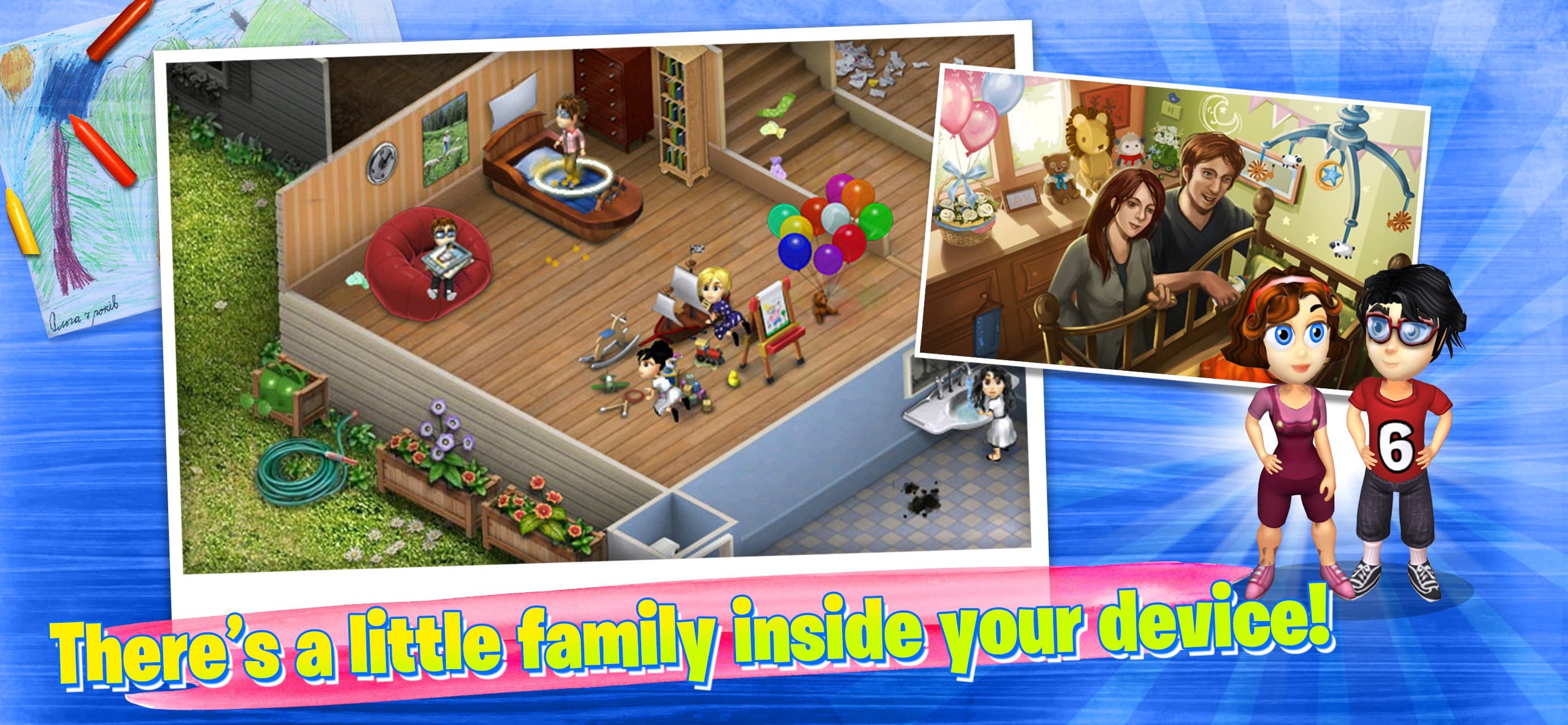 Virtual Families 2 Dream House screenshot 2 - screenshot