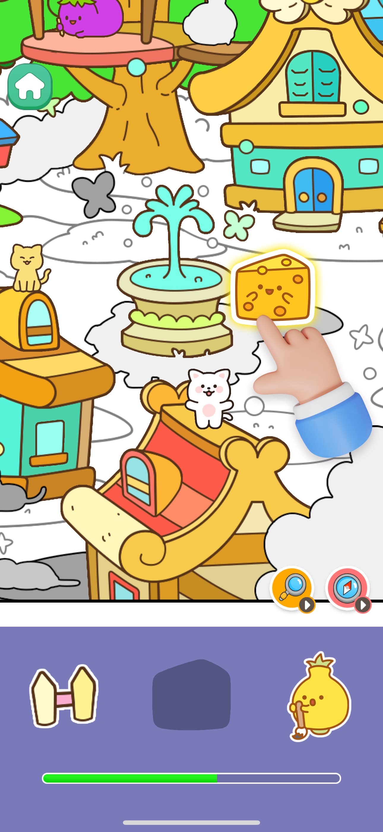 StickerTown Puzzle: Color book screenshot 4 - screenshot