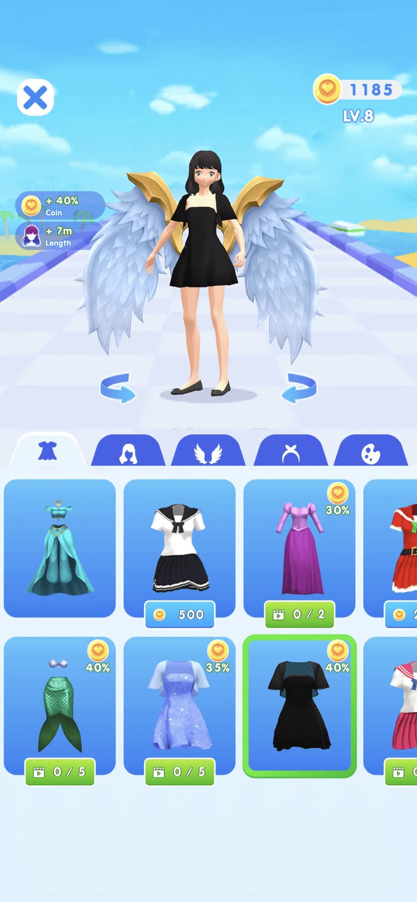 Dancing Hair: Dress Up screenshot 9 - screenshot