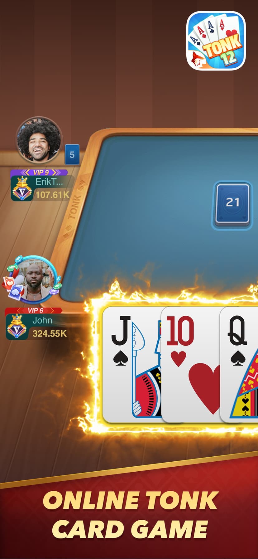 Tonk 12: Tunk Rummy ZingPlay screenshot 1 - screenshot