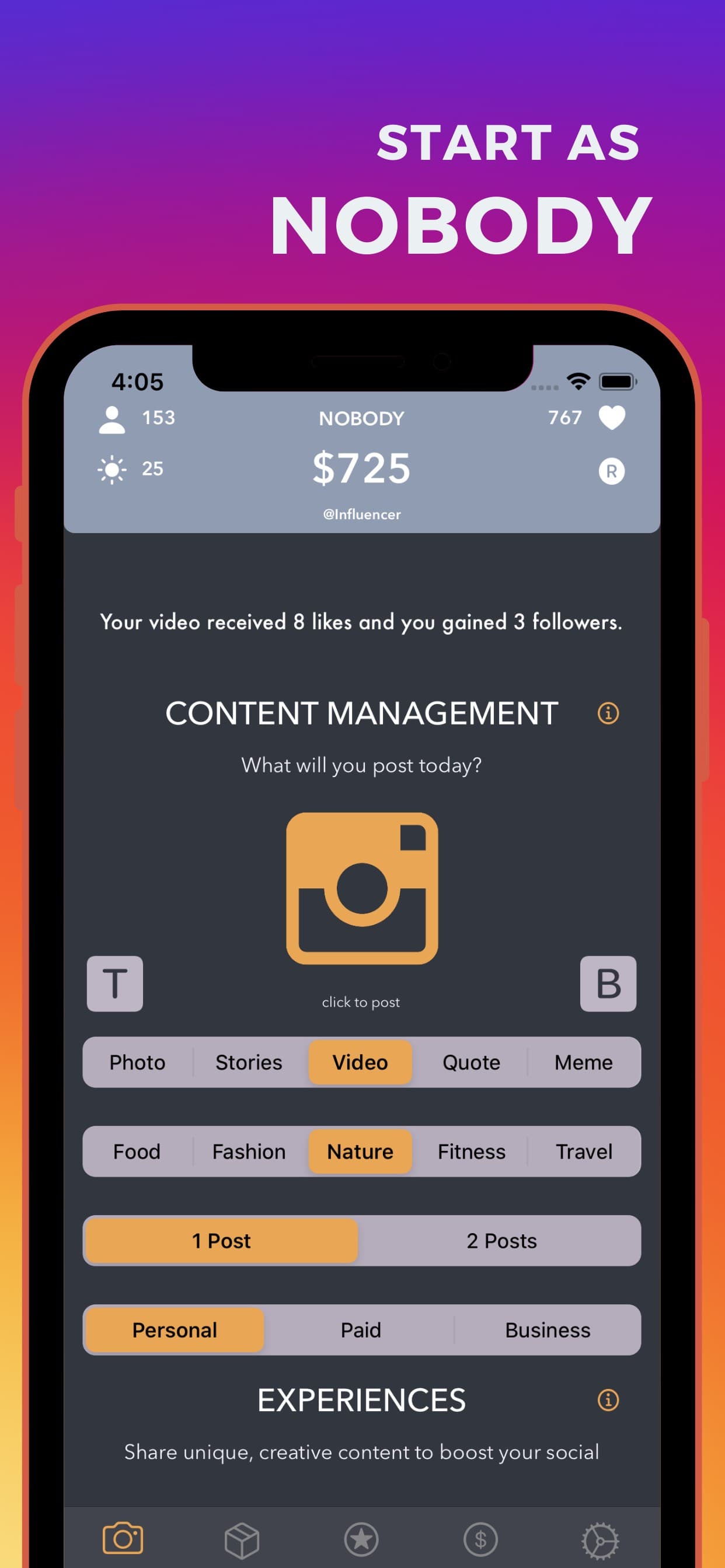 Influencer - Life Simulator screenshot 1 - screenshot