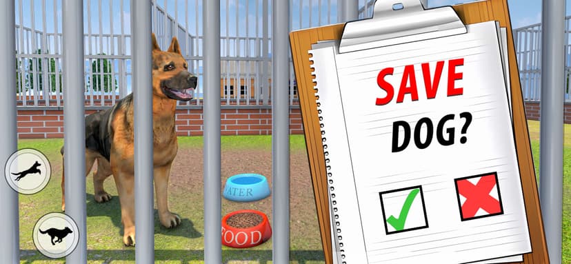 Pet Dog Rescue Shelter Games screenshot 1 - screenshot