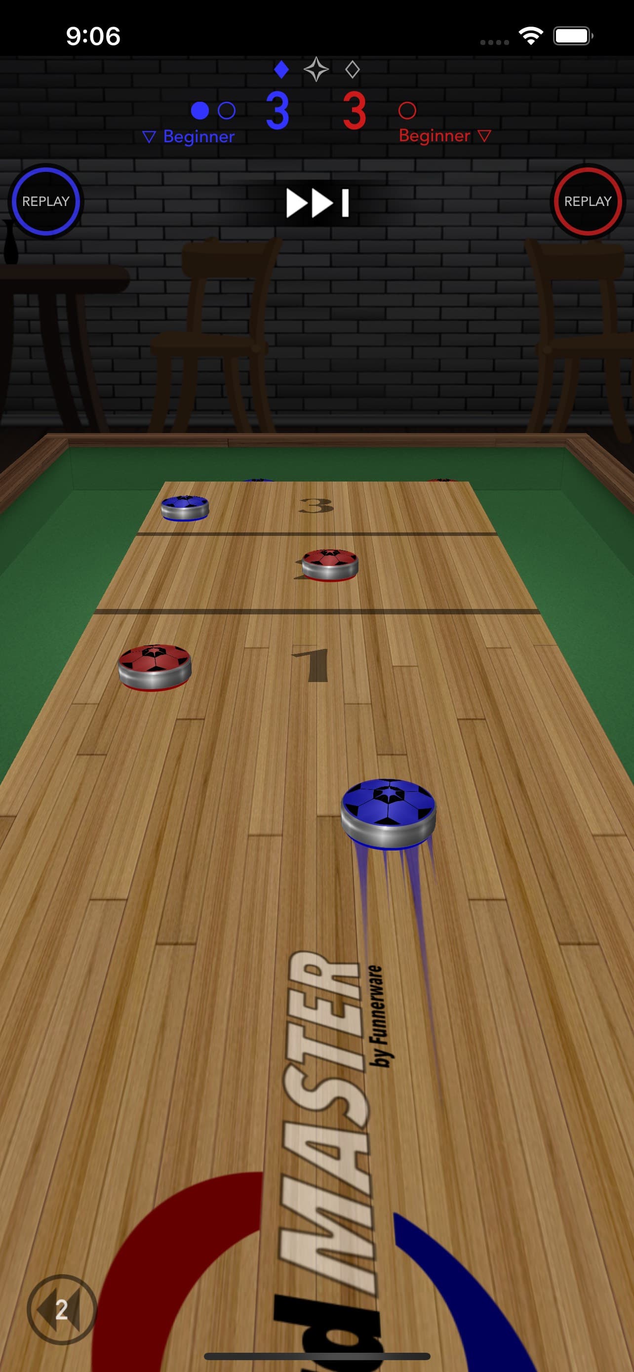 Shuffleboard Master screenshot 1 - screenshot