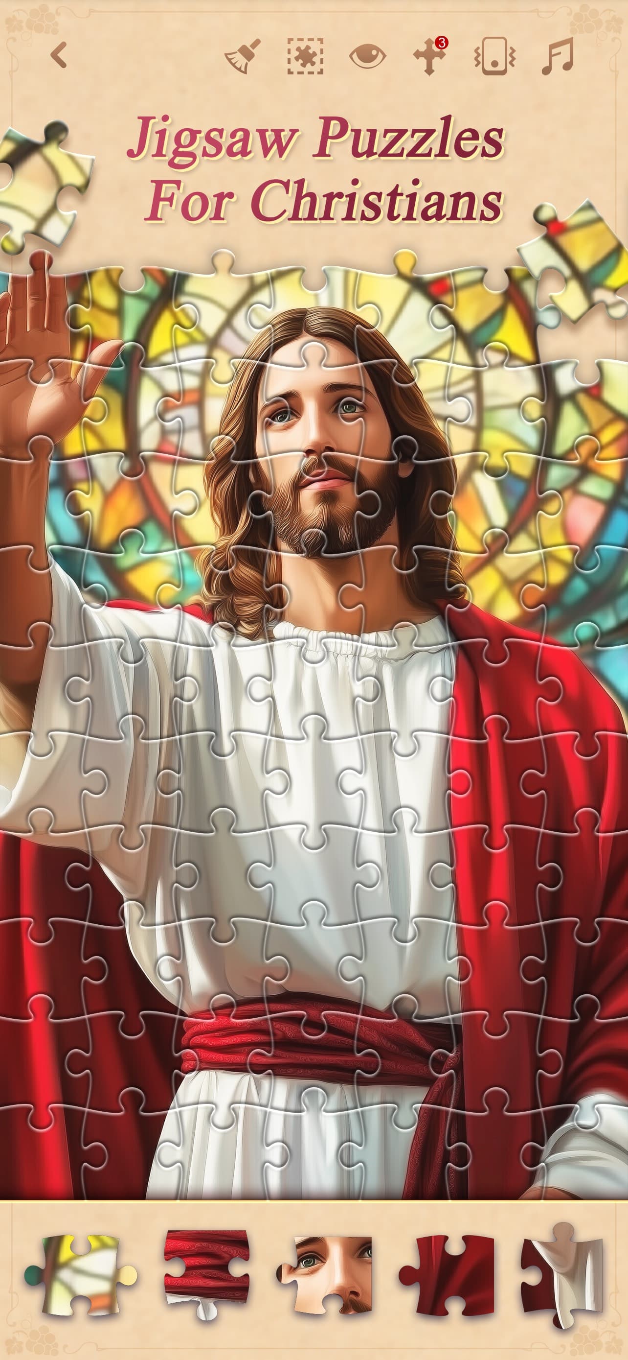 Bible Jigsaw Puzzles-Prayer screenshot 1 - screenshot