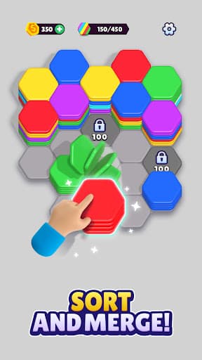 Hexa Sort screenshot 3 - screenshot