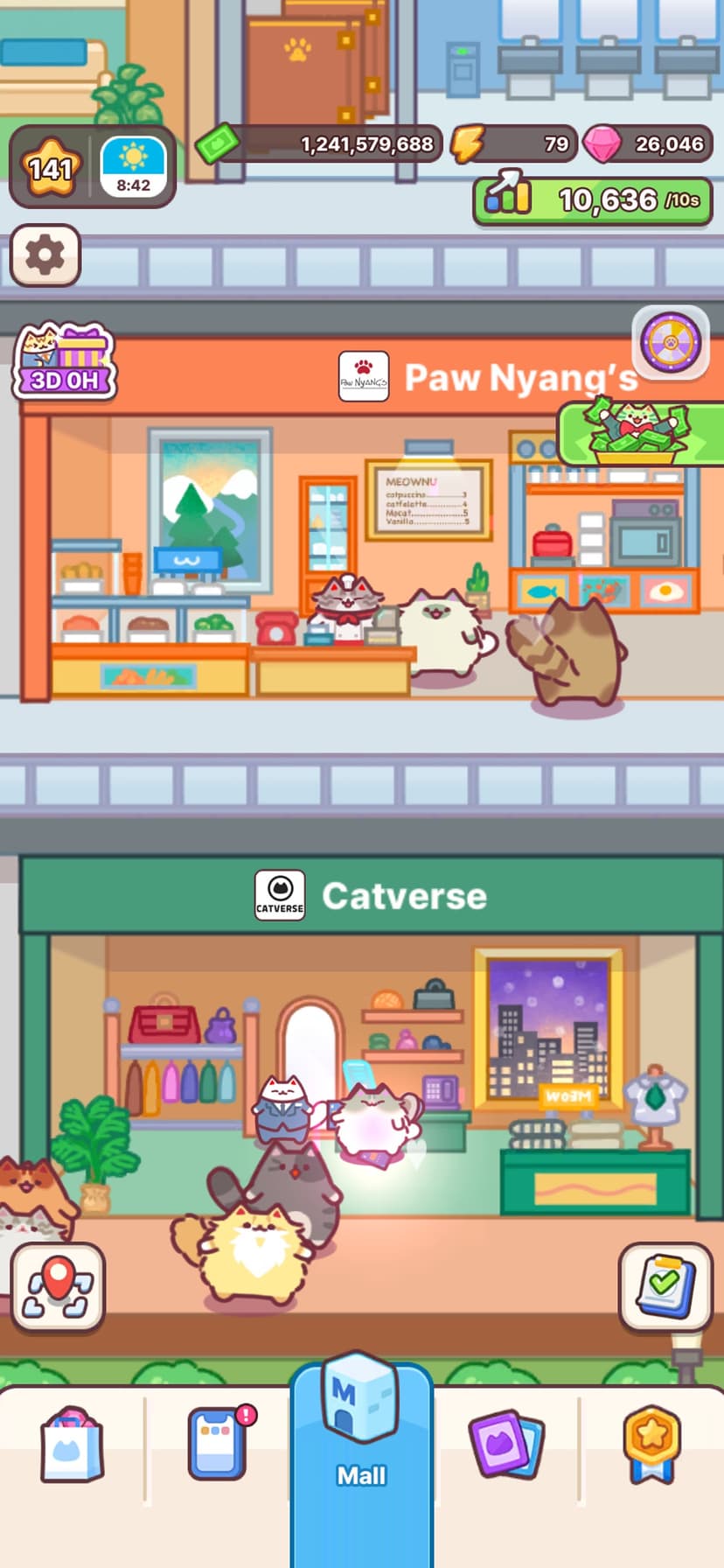 Cat Mall: Idle Shopping Tycoon screenshot 2 - screenshot