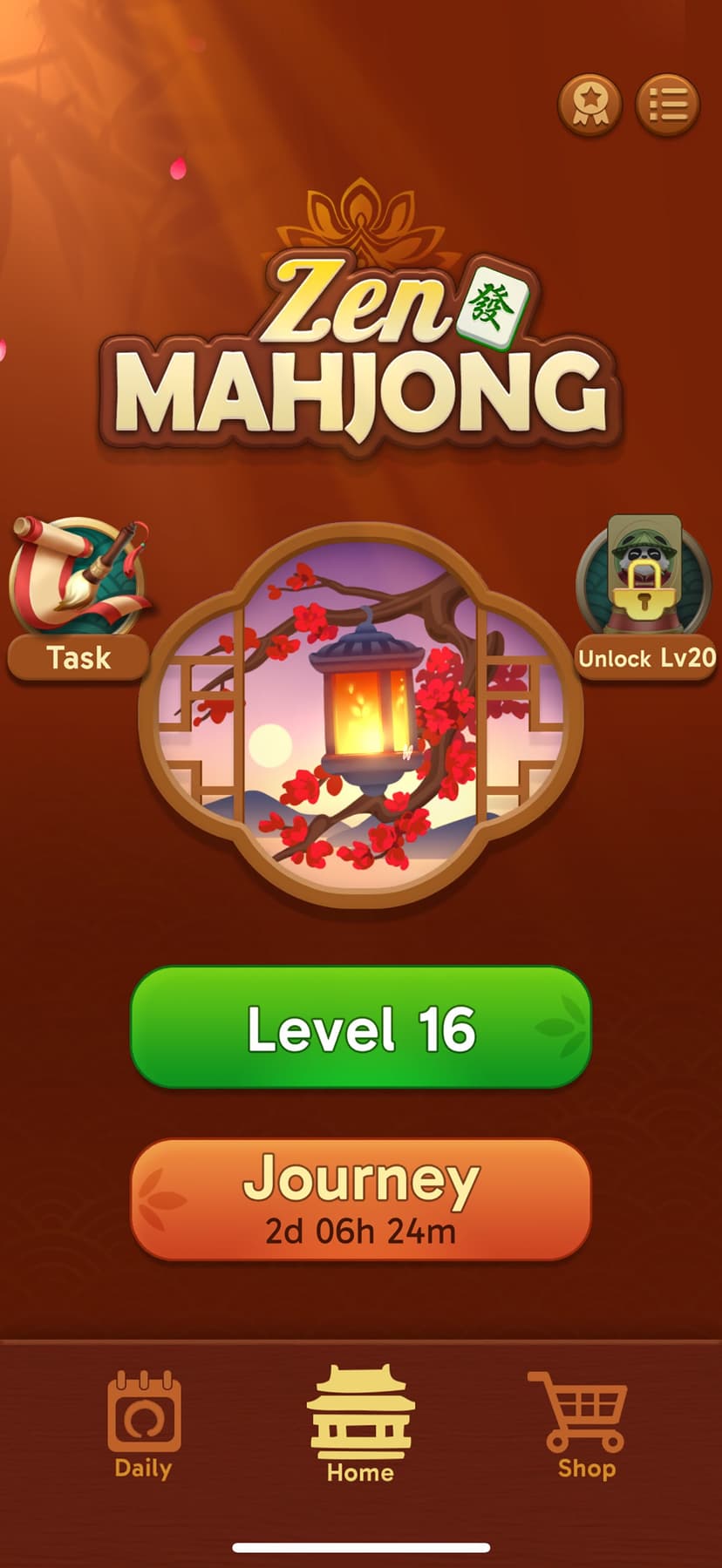 Zen Mahjong Solitaire screenshot 1 - screenshot