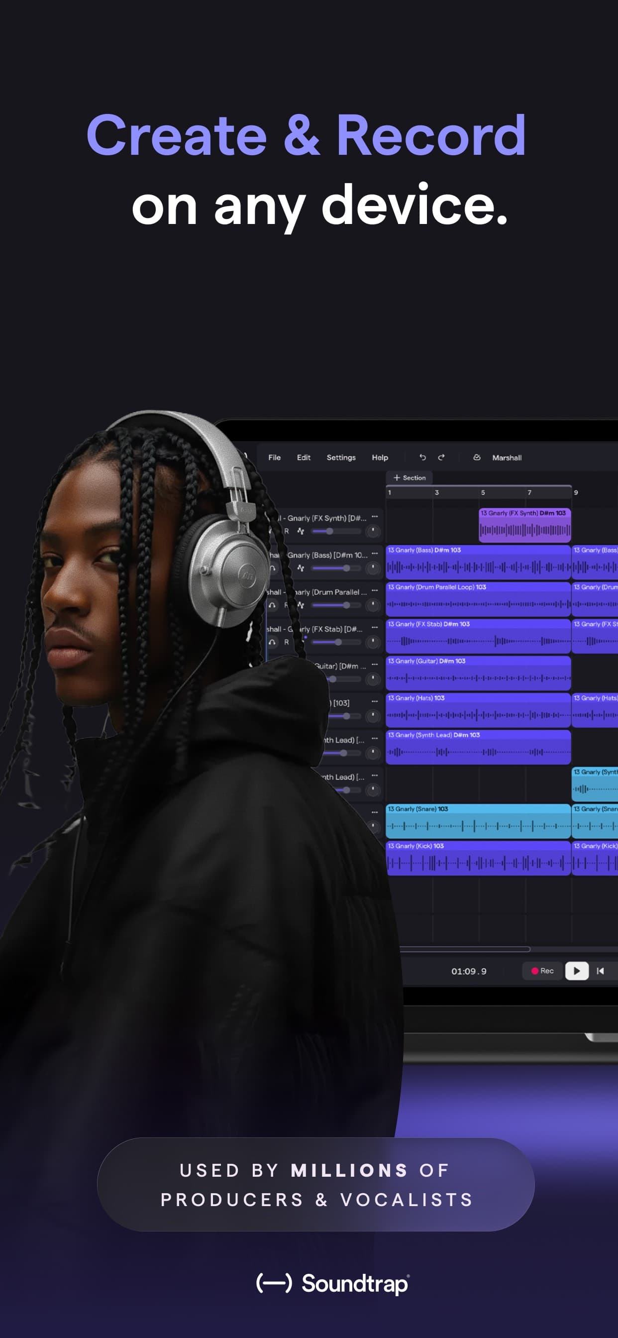 Soundtrap: Music Making Studio screenshot 1 - screenshot