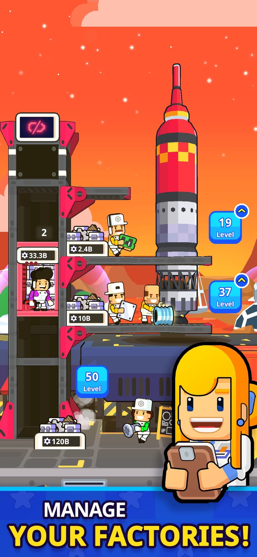 Rocket Star: Idle Tycoon Game screenshot 4 - screenshot