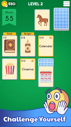 Solitaire Emoji: Group Master screenshot 1 - screenshot