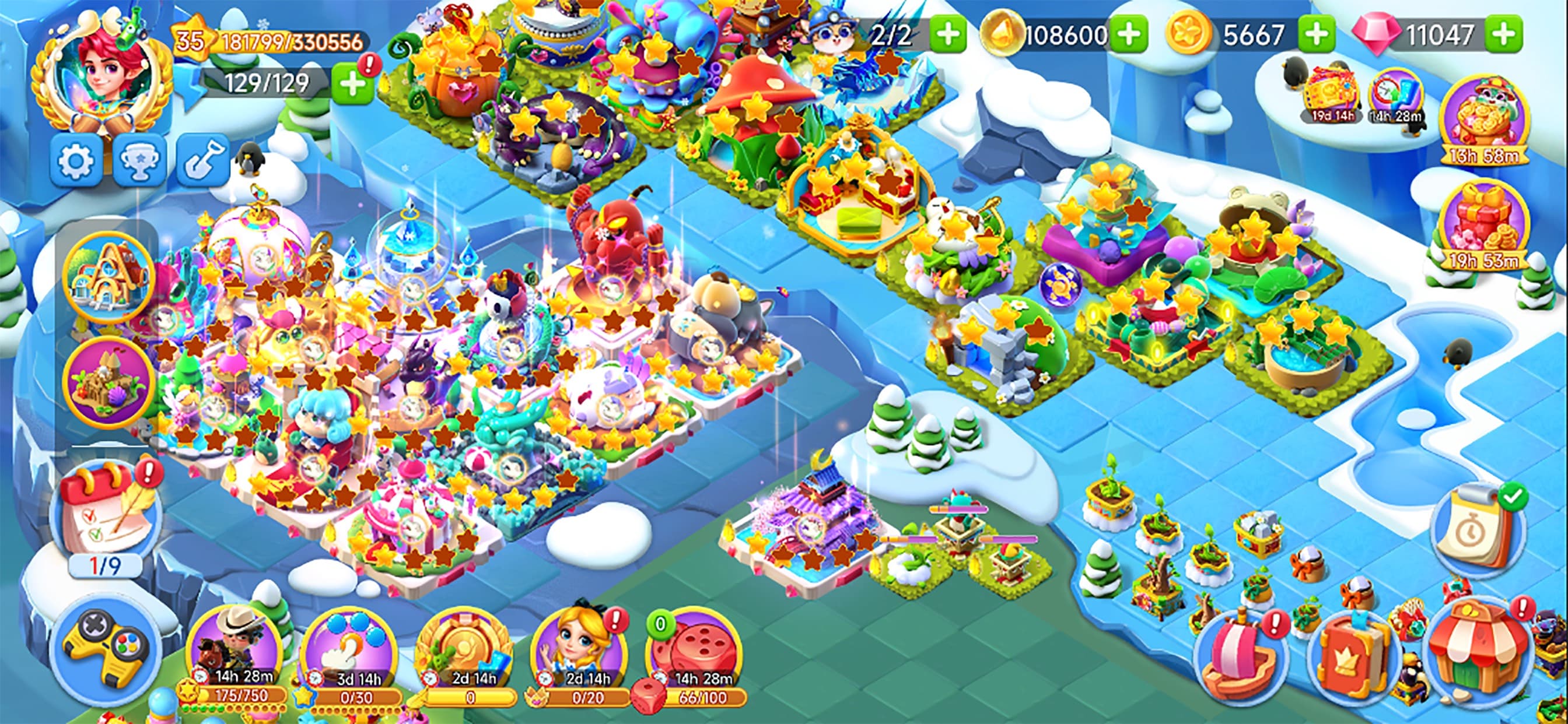 Merge Fairy Tales - Merge Game screenshot 1 - screenshot
