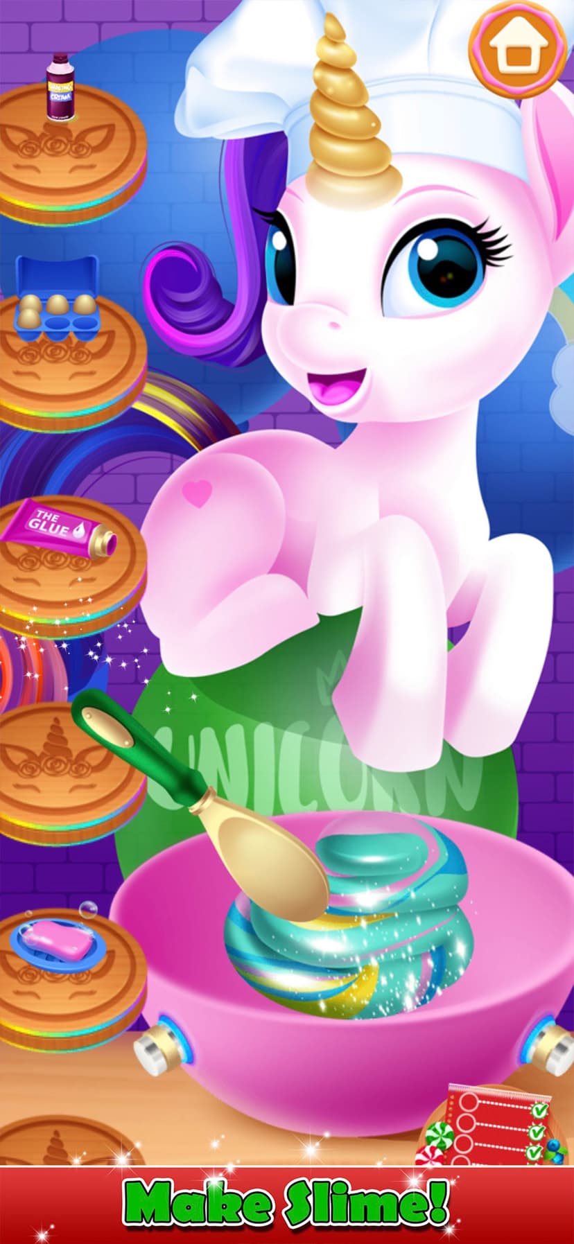 Unicorn Cooking Christmas Game screenshot 3 - screenshot