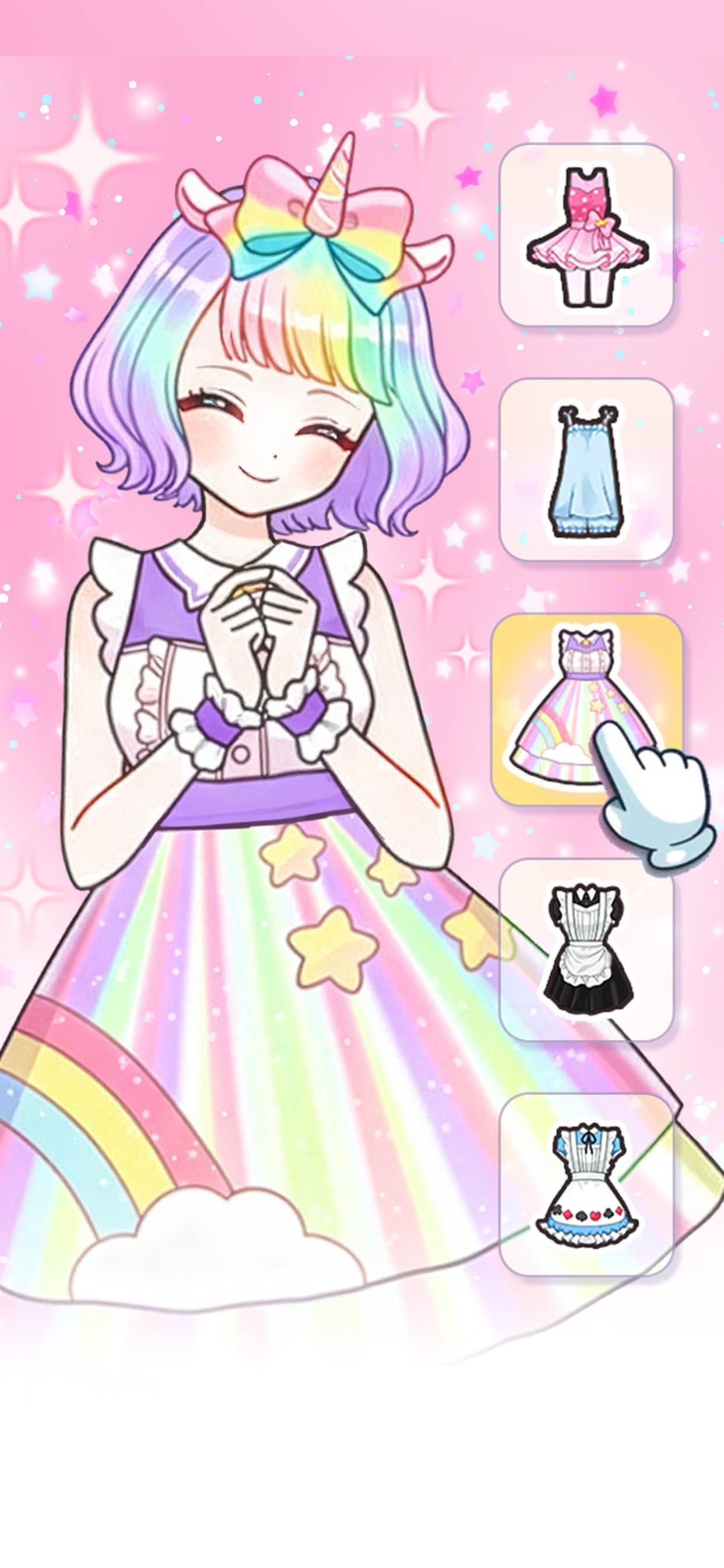 Avatar Gacha : Nebula Dressup screenshot 1 - screenshot