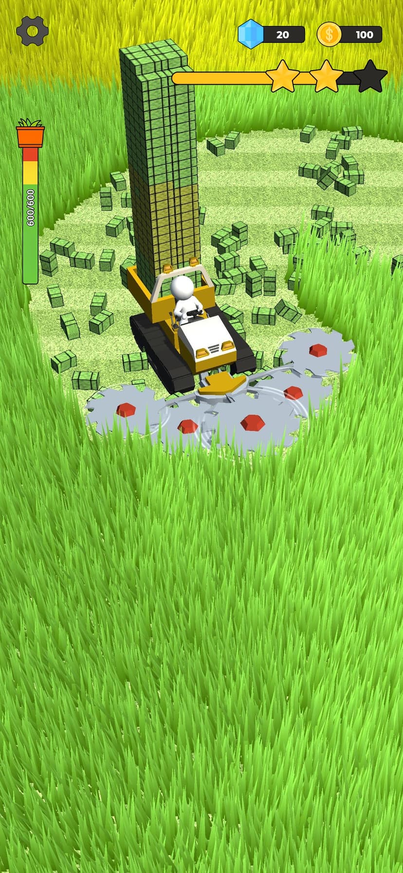 Stone Grass: Lawn Mower Game screenshot 1 - screenshot