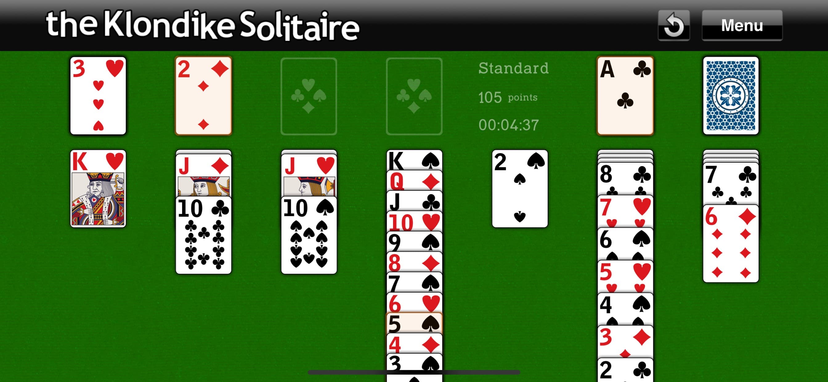 The Klondike Solitaire screenshot 2 - screenshot