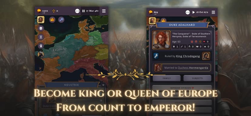 Clovis Medieval Life Strategy screenshot 2 - screenshot