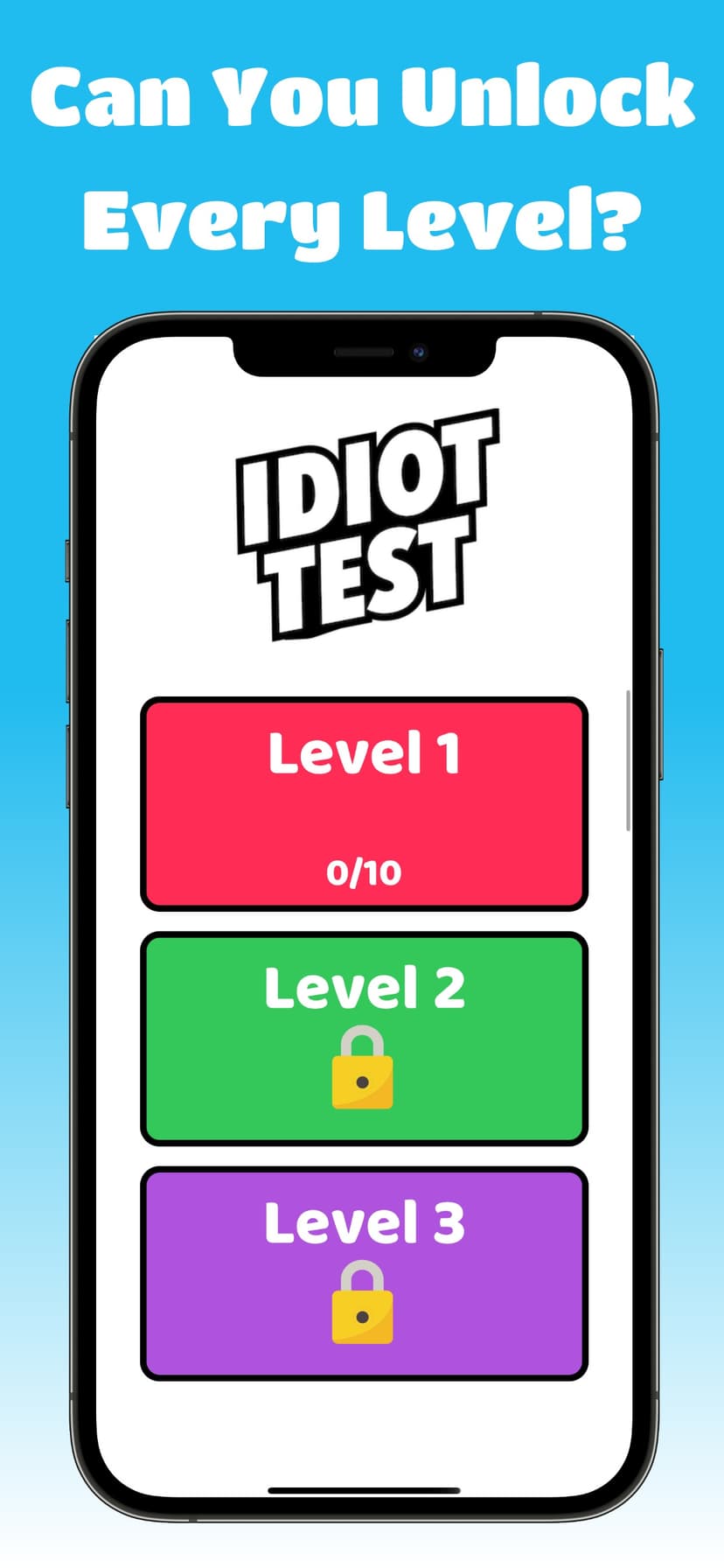 Idiot Test - Quiz Game screenshot 3 - screenshot