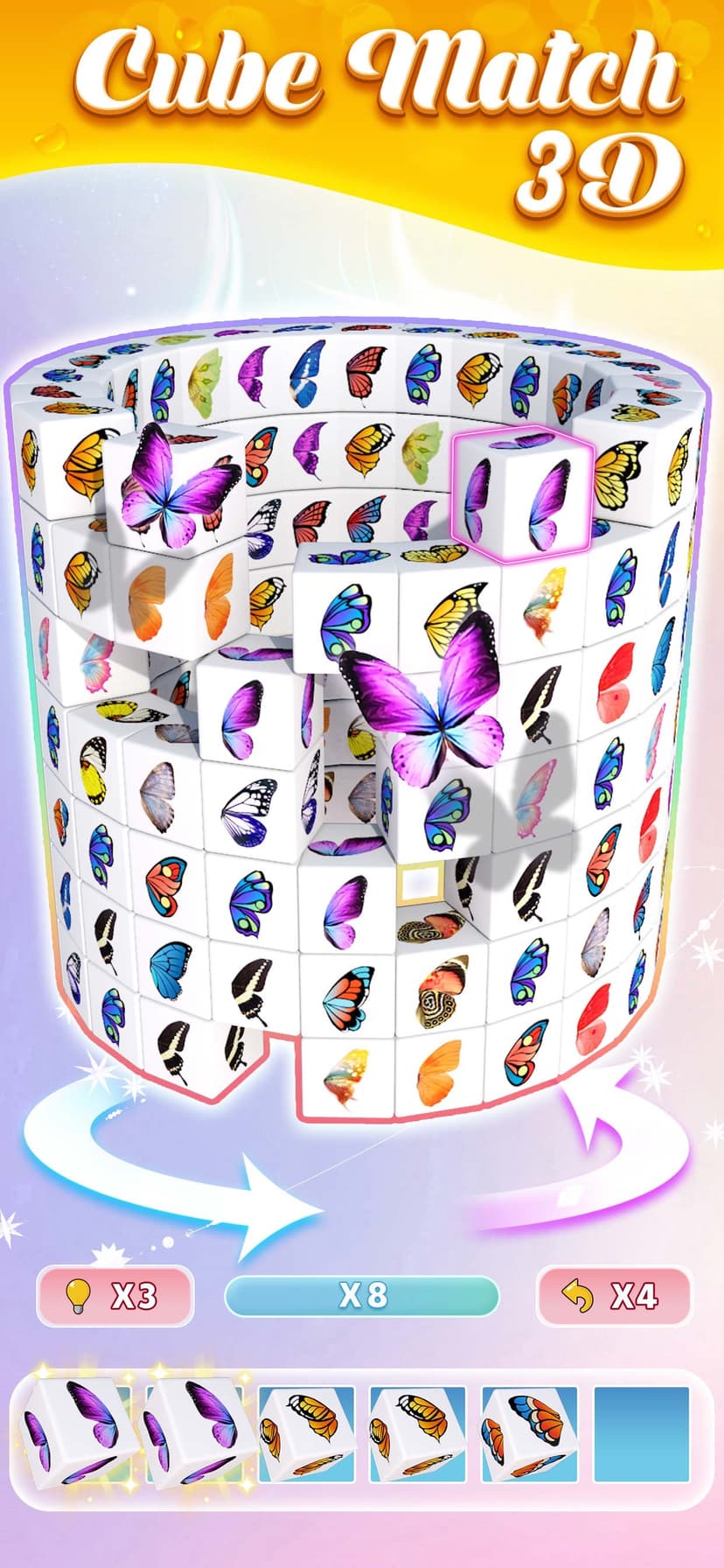 Cube Match 3D - Tap Master screenshot 3 - screenshot
