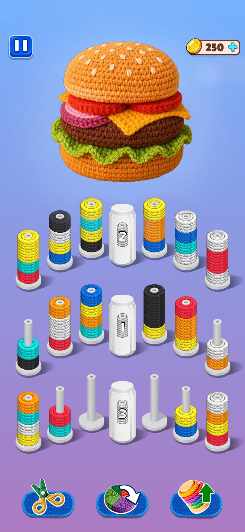Yarn Away - Color Wool Puzzle screenshot 1 - screenshot