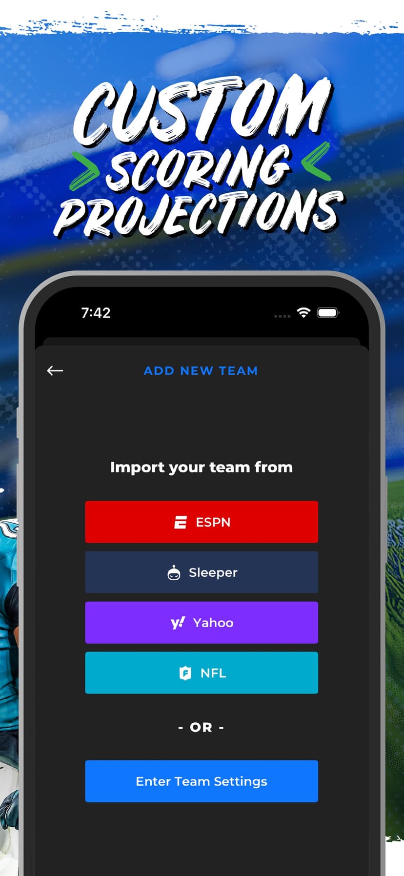 Fantasy Football Draft Kit UDK screenshot 5 - screenshot
