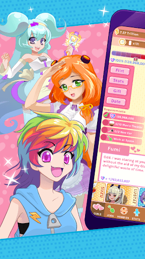 Crush Crush - Idle Dating Sim screenshot 1 - screenshot