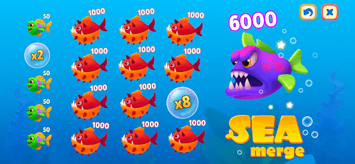 Sea Merge: Fish & Merging Game screenshot 1 - screenshot