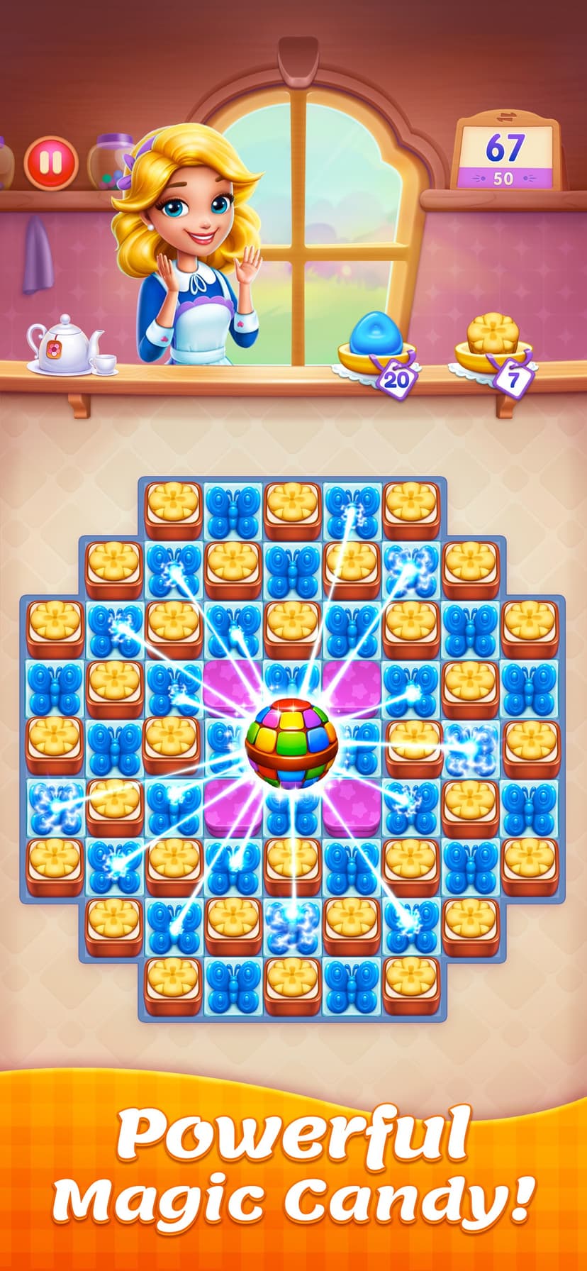 Candy Sweet Legend - Match 3 screenshot 2 - screenshot